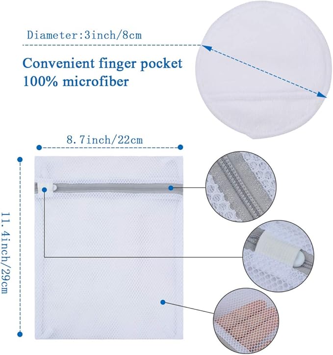 Kinhwa reusable makeup remover pads