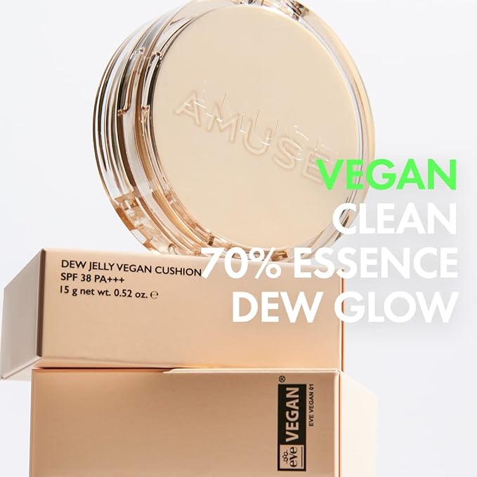 AMUSE Dew Jelly Vegan Cushion Foundation 1.5 CLEAR