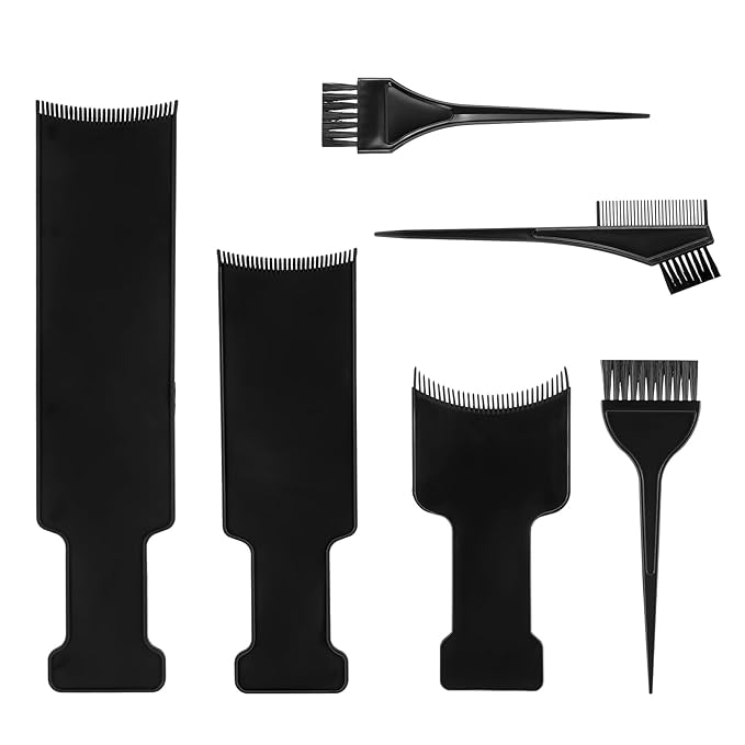 6 Pcs Balayage Board Black