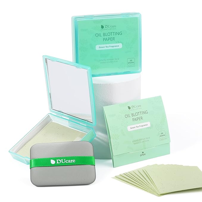 Oil Blotting Sheets for Face, DUcare 100 Counts For Face