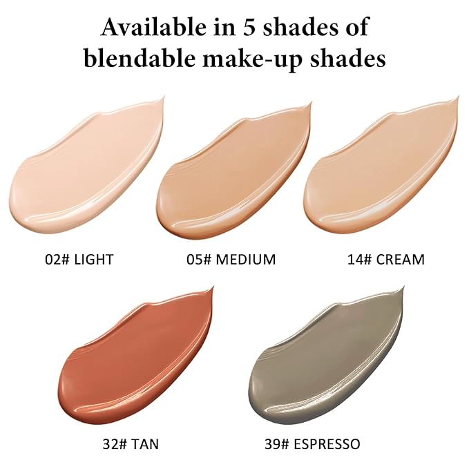 Liquid Foundation Makeup, Improves Uneven Skin Tone, Lightweight 32# TAN