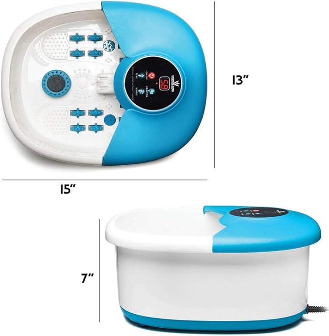 Foot spa massager with heat,