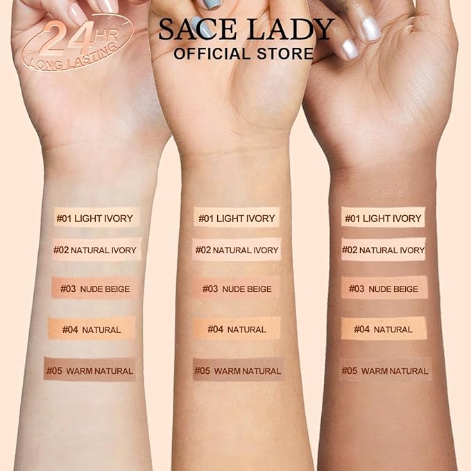 SACE LADY Oil Control BB Cushion Foundation, Full (#03, 0.) 42Oz
