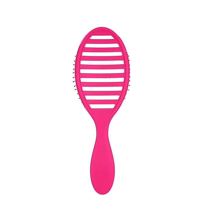 Wet Brush Speed Dry Hair Brush - Pink - Vented Design and Ultra Soft HeatFlex Bristles Are Blow Dry Safe With Ergonomic Handle Manages Tangle and Uncontrollable Hair - Pain-Free