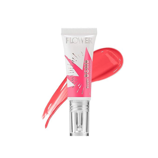 FLOWER Beauty By Drew Barrymore Liquid Blush Makeup Vegan (Melon)