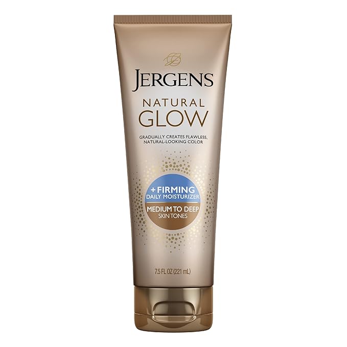 Jergens Natural Glow + Firming Daily Moisturizer Medium to Tan Skin Tones 7.5oz