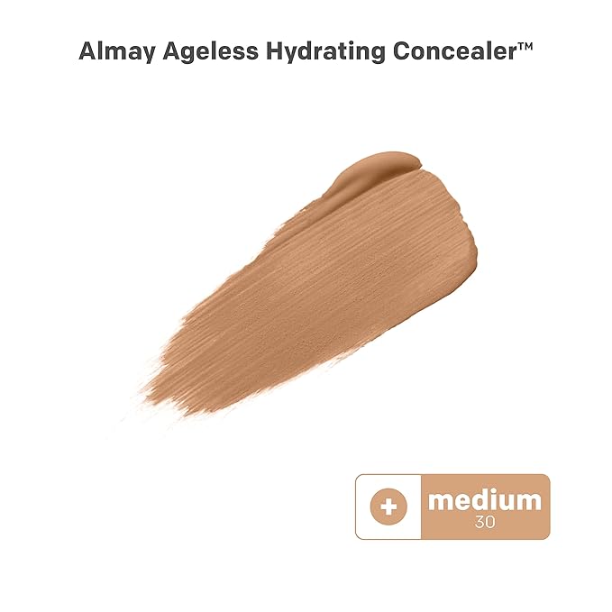 Almay Anti-Aging Concealer, Face Makeup with Hyaluronic Acid, of 2)