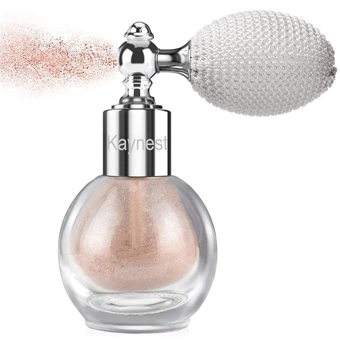 Highlighter Powder Spray, Longwear Glitter Spray for Body,