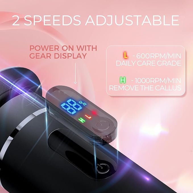 Ranrose electric callus remover for
