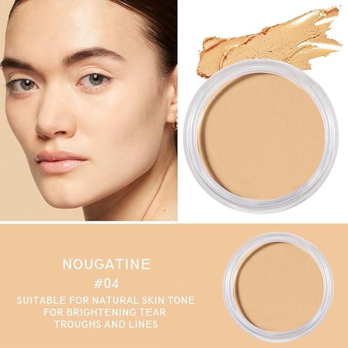 Kaely Cream Pot Concealer Full Coverage Set,Conceal Brighten