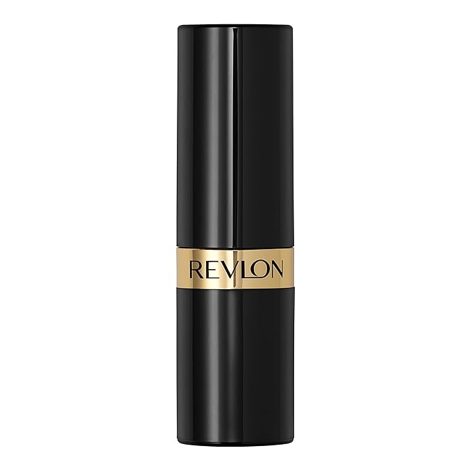 Revlon Super Lustrous Lipstick, Creamy Formula For Soft, Fuller-Looking Lips, Moisturized Feel, 477 Black Cherry, 0.15 oz