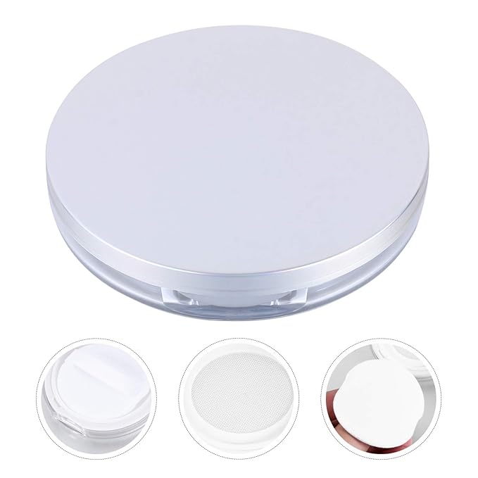 Artibetter Empty Reusable Powder Box 2pcs Loose Powder 5g