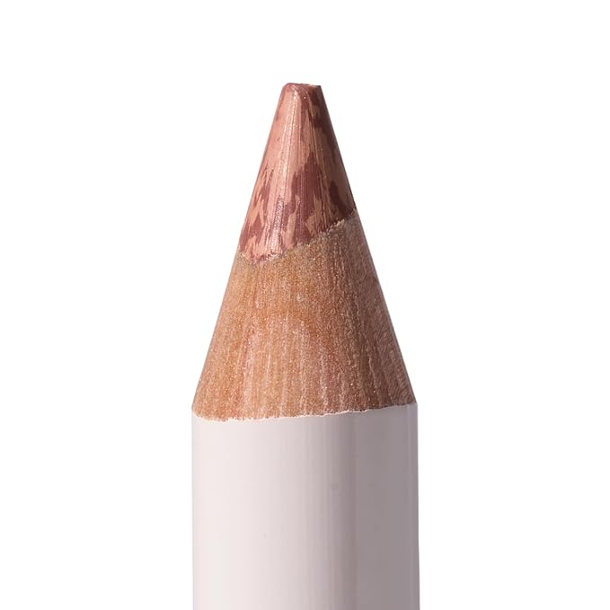 LAURA GELLER NEW YORK Marble Lips Multidimensional Liner, Nouveau Neutral - Marbleized Smooth Glide Sharpenable Lip Liner for Fuller Lips