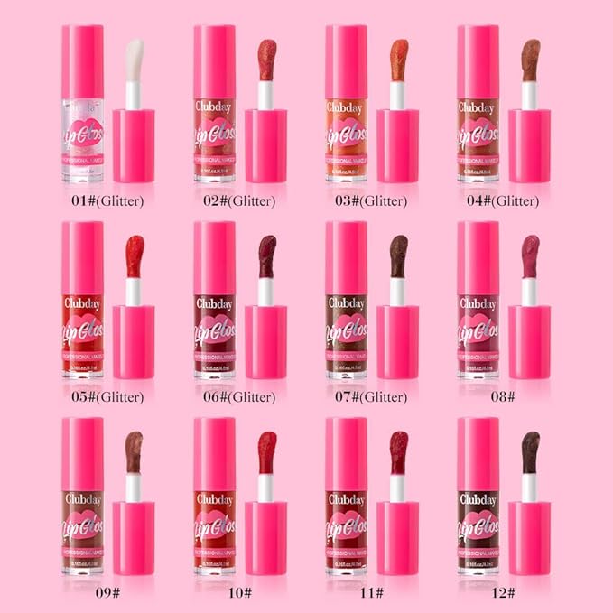 Lip Plumping Gloss Lip Gloss Moisturizing Tinted Lip Gloss Long Lasting Waterproof Hydrating Plumping Lip Oil For Women (11# Black Cherry)