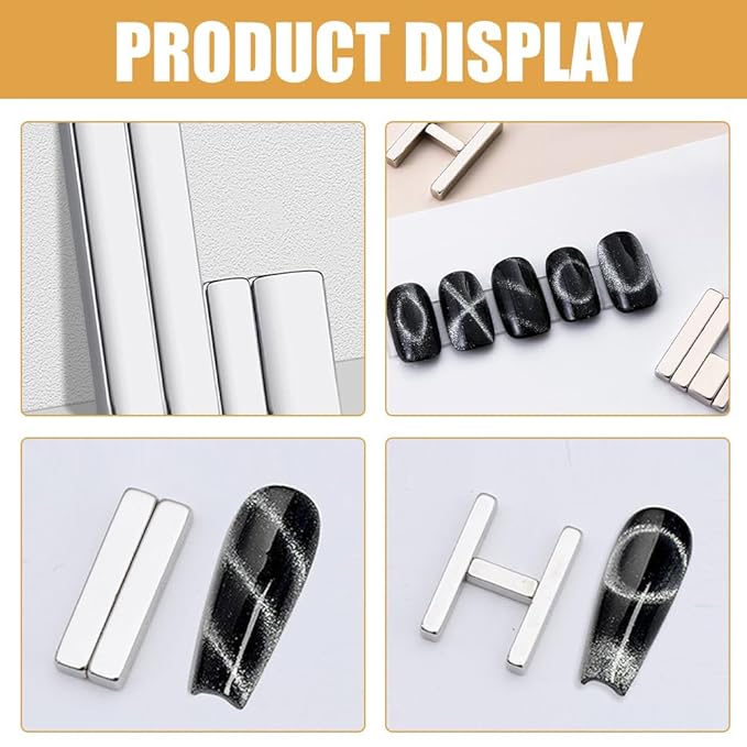 Ipetboom 4 sets nail magnet