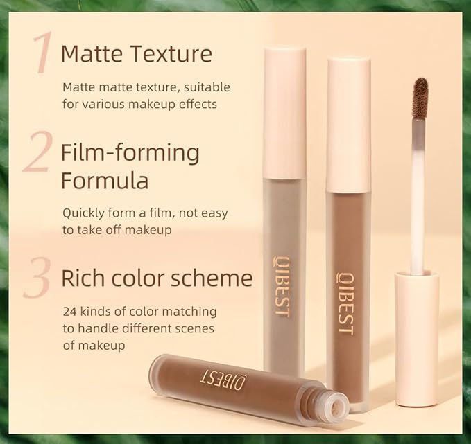 Matte Eyeshadow liquid Long Lasting High-pigmented Eye shadow Gel Eye Makeup (Matte Light Brown)