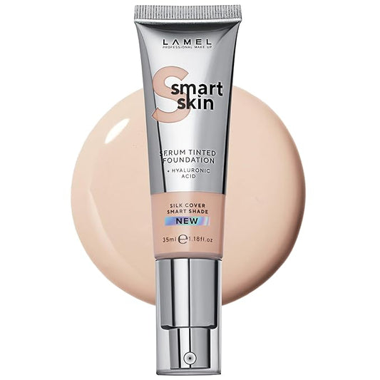 LAMEL Smartskin Serum Tinted Foundation - Hydrating & 1.18 fl.oz