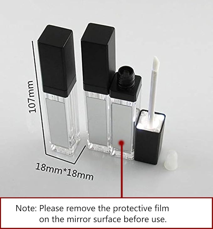 5 Pcs 7.5ml LED Light Lip Glaze Tubes 7.5ml