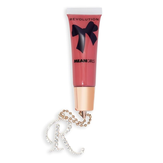 Revolution Beauty, Mean Girls x Revolution Karen Smith Lip Gloss, High-Shine Sweetly-Scented Gloss, Vegan & Cruelty-Free, Pink Cherry, 0.35 oz