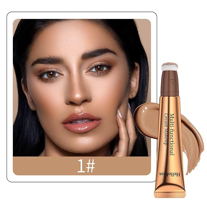 Contour Beauty Wand,Liquid Blush Wand,Face Contouring with Cushion Pink Blush