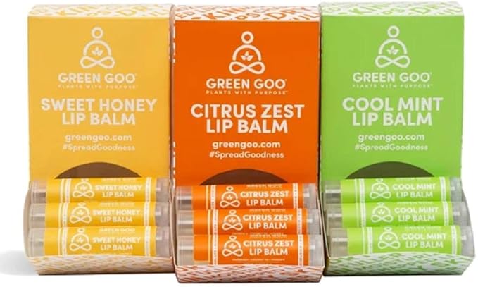 Green Goo All-Natural Lip Balm, Sweet