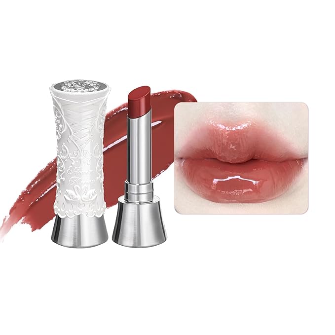 Flower Knows Violet Strawberry Rococo Glitter Lip Gloss G02 Rasberry Booze+Swan Ballet Shine Solid Lip Gloss Stick B08 Dancing Shoes