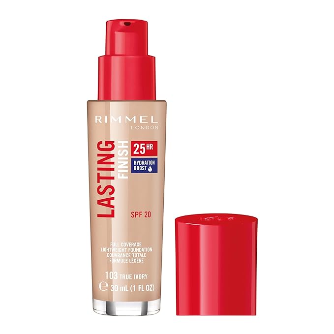 Rimmel London Lasting Finish 25HR - 103 True Coverage, Waterproof, 1oz