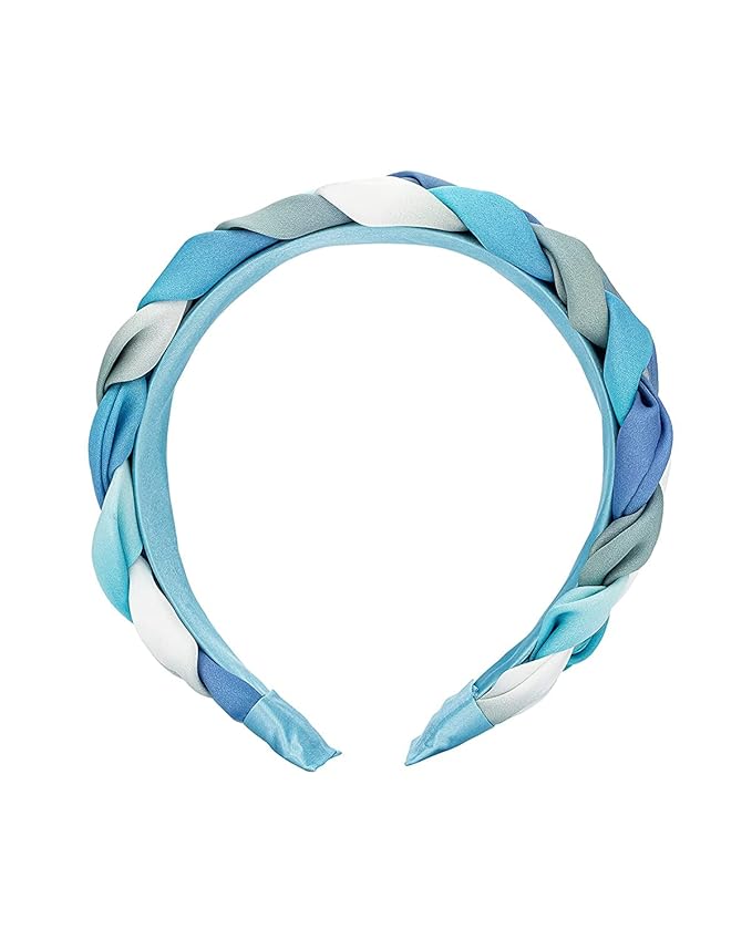 Goody Ouchless Headband For All Hair Types - Watercolor, Blue - Comfort Fit for All-Day Wear - Beautiful Design for Instant Style - Pain-Free Hair Accessories for Women, Men, Boys & Girls
