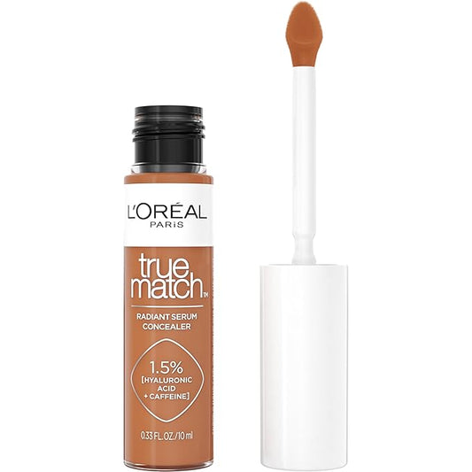 L'Oreal Paris True Match Radiant Serum Concealer, Brightening Caffeine, C8, 0.33 Oz