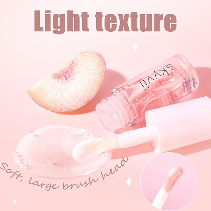 4PCS Fruit Smooth Plumping Lip Glow