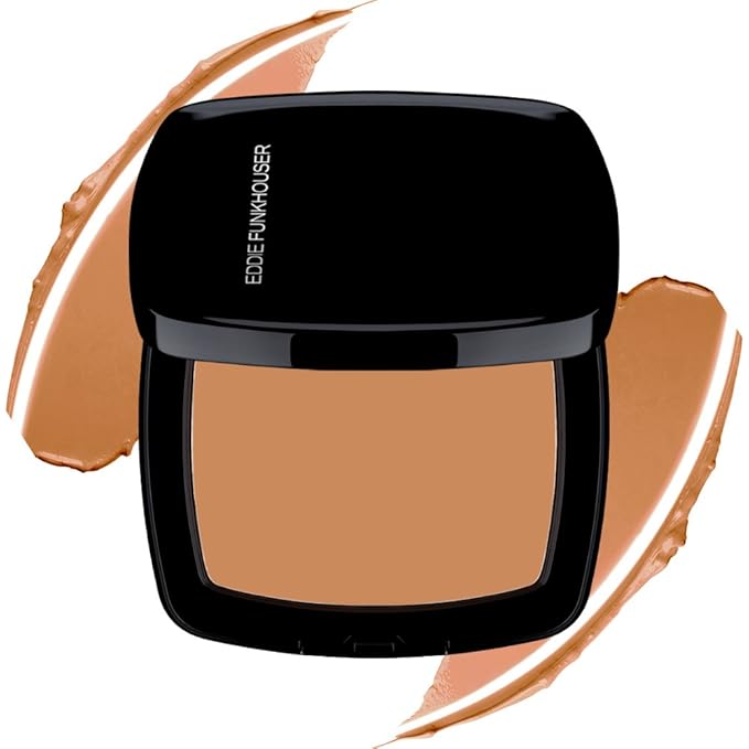EDDIE FUNKHOUSER Oil Free Creme Foundation, Golden Dark, 0.3 oz. 10 g