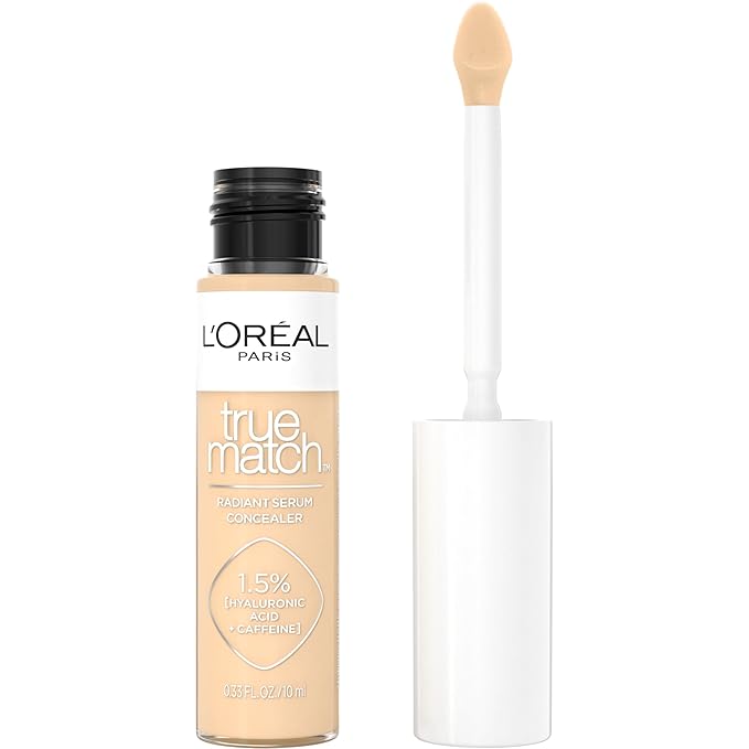 L’Oréal Paris True Match Radiant Serum Concealer, Brightening Caffeine, C3, 0.33 Oz