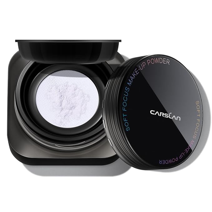 Soft Focus Loose Setting Powder, Waterproof, Matte, Oil Light Purple