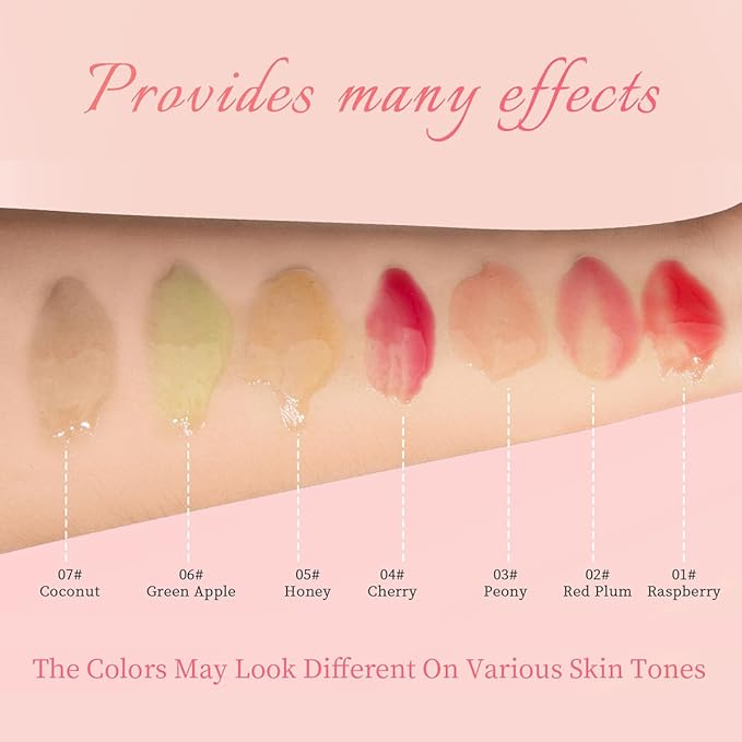 Korean Lip Oil - Fruity Flavor Lip Glow Glow