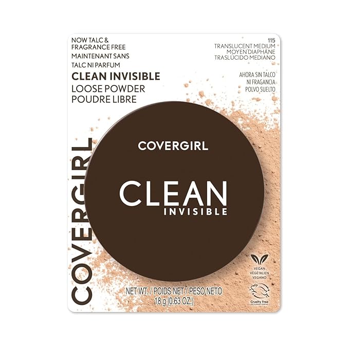 COVERGIRL Clean Invisible Loose Powder - Loose Powder, (0.63 oz) 18g