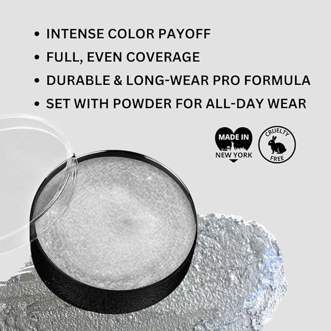 Mehron Makeup Color Cups (.) (Silver) 5 oz