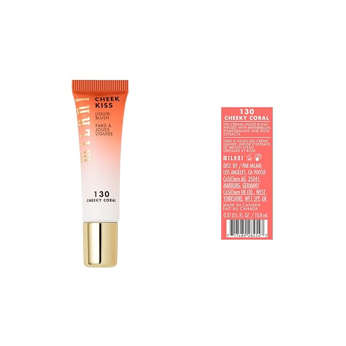 Milani Cheek Kiss Liquid Blush Makeup - Blendable