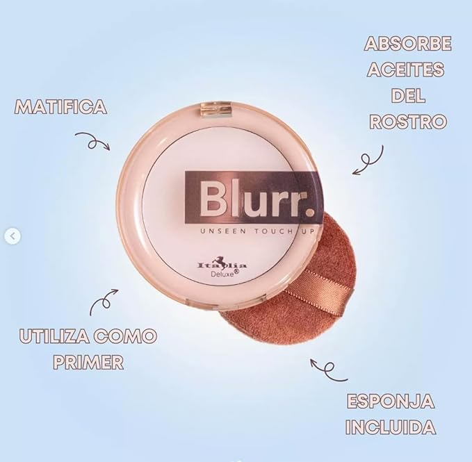 Italia Deluxe Blurr Unseen Touch Up Set & 1), Clear