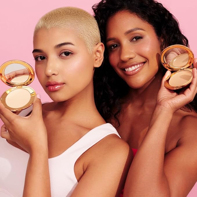 MCoBeauty Miracle Flawless Pressed Powder, Medium Warm Shade, Free Cosmetics