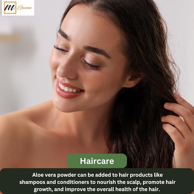 100% Natural Aloe Vera Leaf Powder Pure Aloe Barbadensis Natural Moisturizer Replenish Dry Skin Healthy Hair Care 0.50 LBS 227 Grams