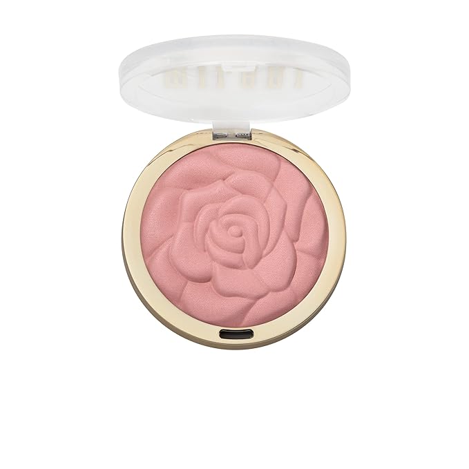 Milani Baked Blush, Powder Blush for Cheeks, Cruelty Free Makeup - Shape, Contour & Highlight Face for a Shimmery or Matte Finish -Romantic Rose