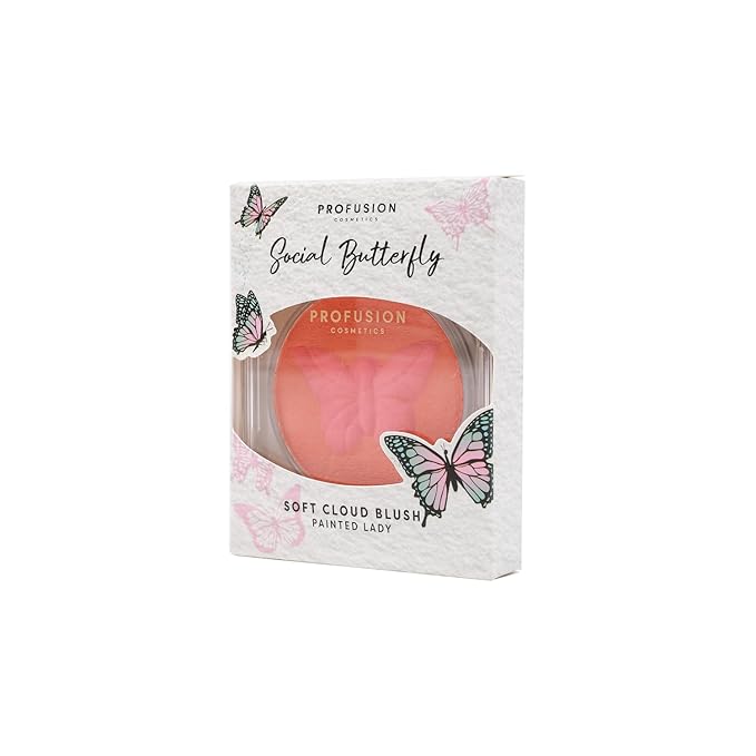 Profusion Cosmetics Empowered Social Butterfly Mousse Blush, Lightweight Lady, Standard)