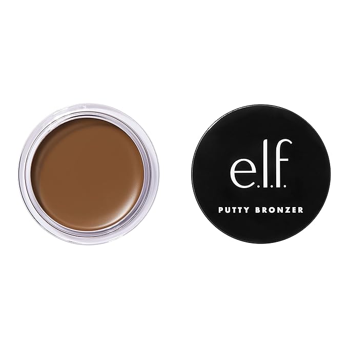 e.l.f. Putty Bronzer, Creamy & Highly Pigmented Formula, Vitamin E, 0.35 Oz