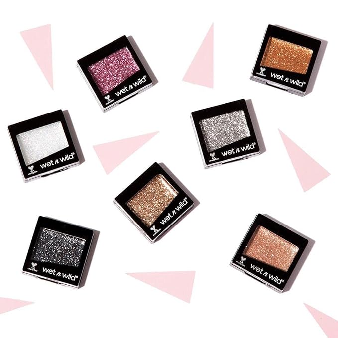 wet n wild Color Icon Glitter Eyeshadow Shimmer Groupie (Pack of 2)