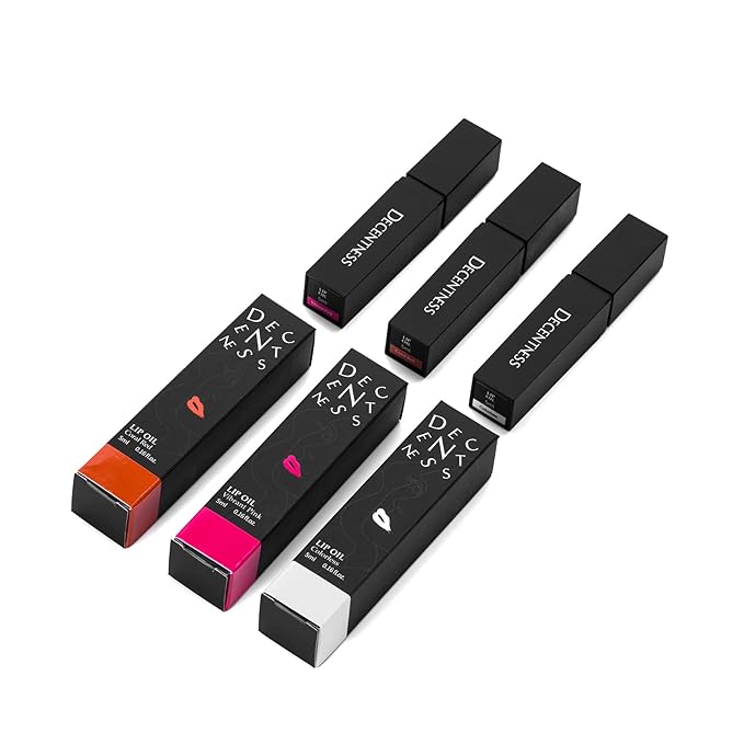 Lip Gloss Oil Set,3 Colors Hydrating Lip Oil,Long lasting Non-sticky,Nourishing Tinted Lip Plumper Gloss (Transparent, Bright pink, Coral red)