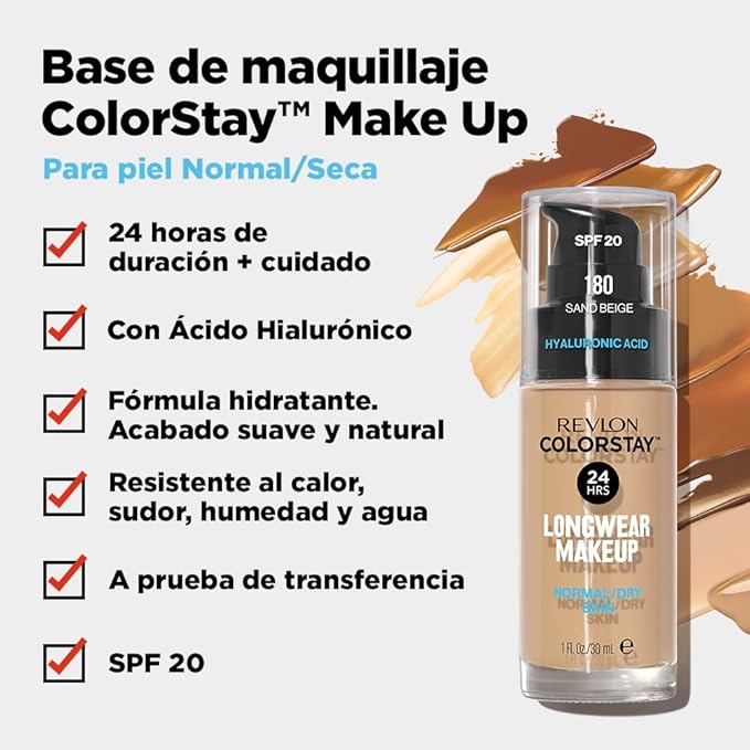 Revlon Colorstay SPF 20 Makeup Foundation for Normal/Dry 1 Ounce