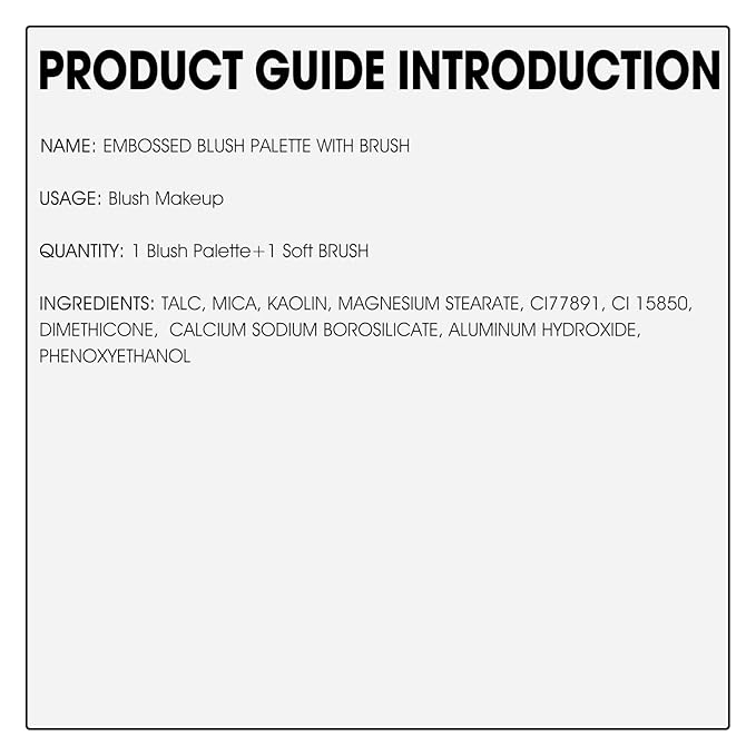 Mahogany Blush Powder Blush for Cheeks with Brush, Matte Blush Palette Blush Powder Face Blusher, Natural Blendable Formula Silky Lightweight Makeup Blush Rubores de Maquillaje, 020#