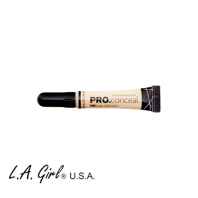 L.A. Girl Cosmetics HD Pro Concealer, Porcelain, , , (LAX-GC969) 0.28 oz