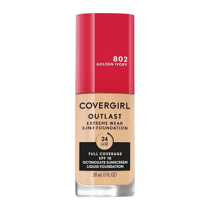 Covergirl Outlast Extreme Wear 3-in-1 Full Coverage Liquid Fl. Oz.