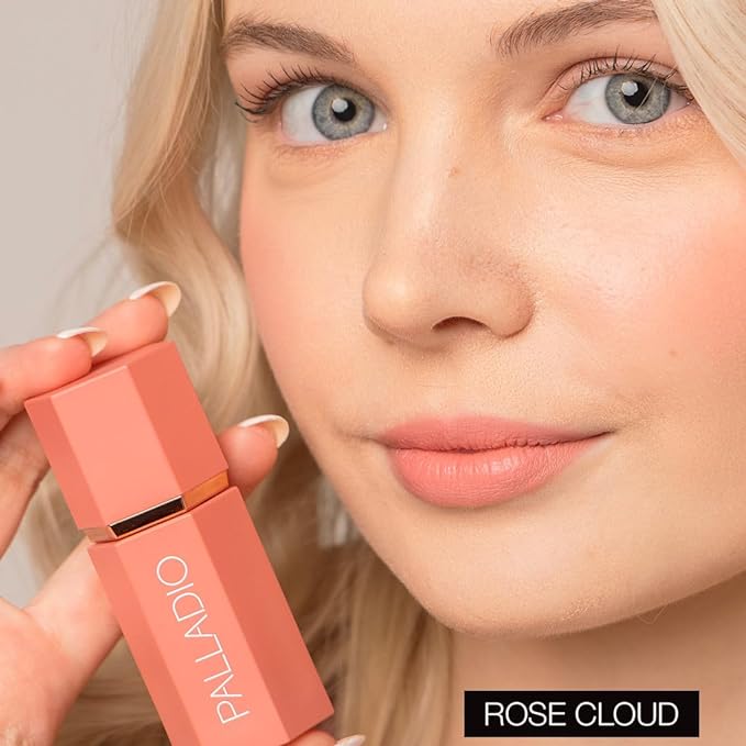 Palladio Liquid Blush for Cheeks & Lips 2-in-1 Rose Cloud